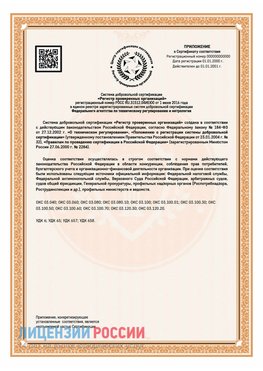 Приложение СТО 03.080.02033720.1-2020 (Образец) Зима Сертификат СТО 03.080.02033720.1-2020